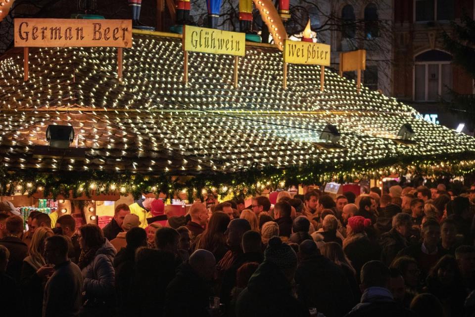 Birmingham has the UK’s biggest German Christmas market (Getty) (Getty Images)