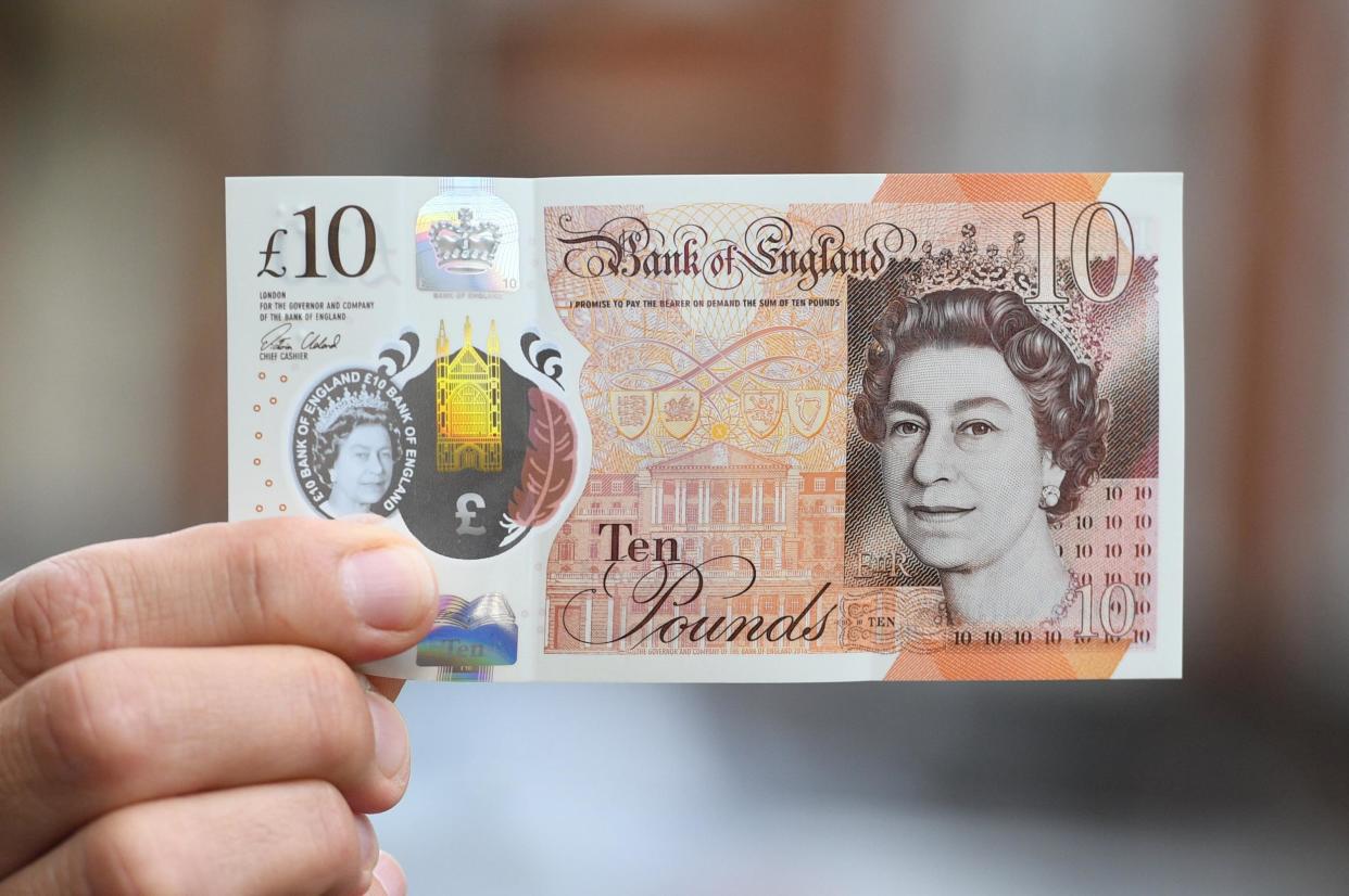 The new £10 note has entered circulation: Jeremy Selwyn