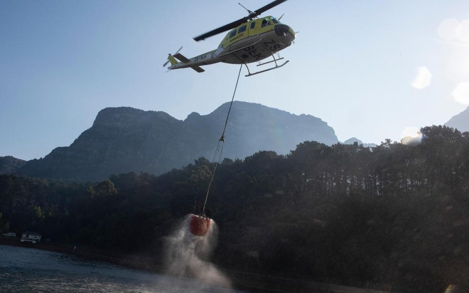 helicopter table mountain -  AFP via Getty Images