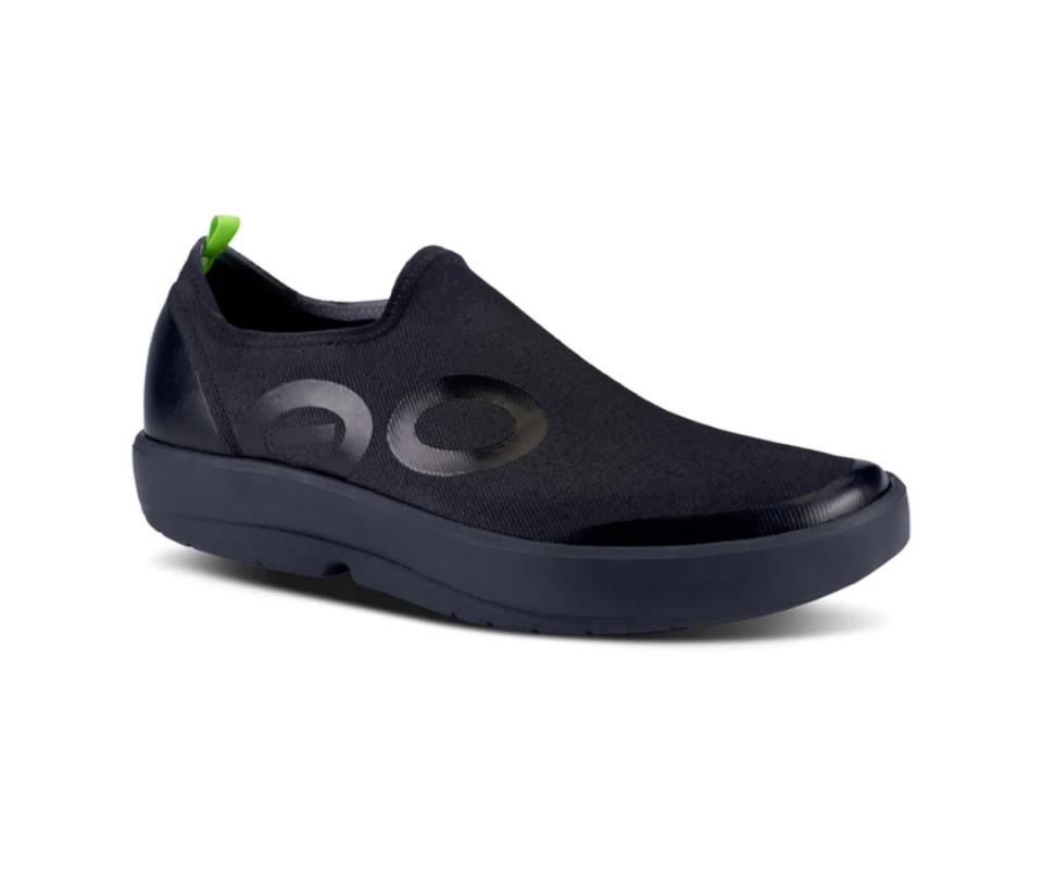 Slide into these exceptionally supportive recovery shoes after beach excursions, or wear them on the go around town—the stretch woven upper is lightweight, and the design contours to your foot over time. [$130; oofos.com]