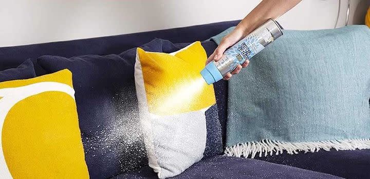 Forget having to scrub your carpets, this carpet fragrance spray gets to work without even having to vacuum