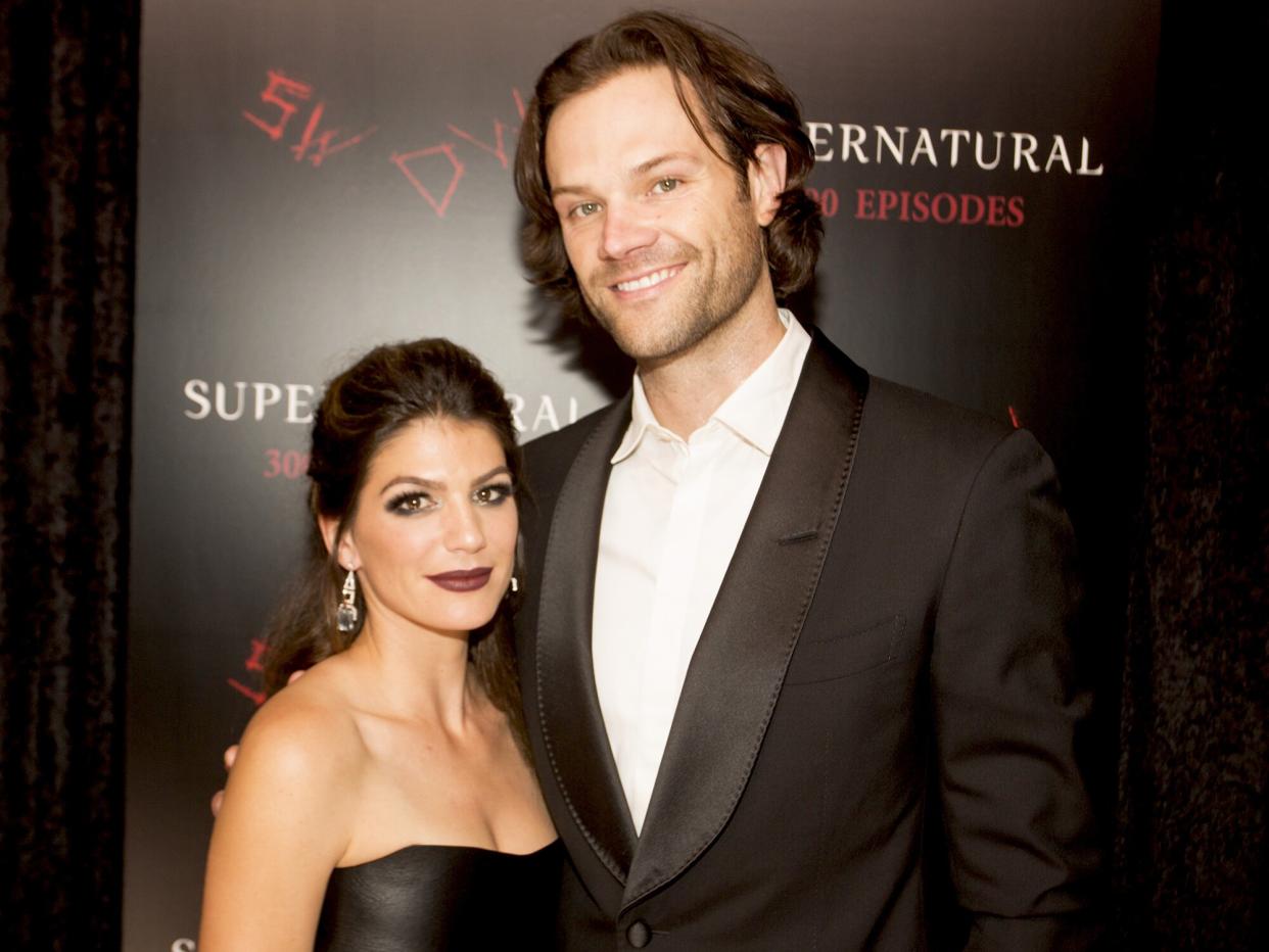 Genevieve Padalecki and Jared Padalecki attend the red carpet at the "SUPERNATURAL" 300TH Episode Celebration at the Pratt Hall on November 16, 2018 in Vancouver, Canada