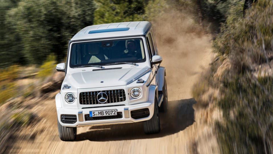 A 2019 Mercedes-AMG G63 in action. - Credit: Photo: Courtesy of Mercedes-Benz