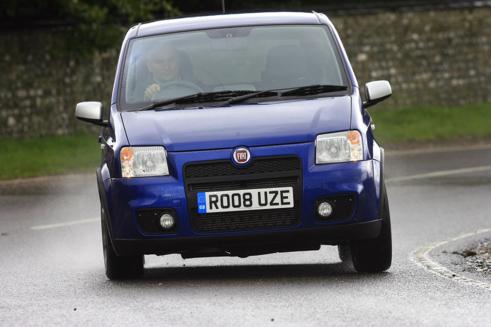 Fiat Panda 100HP cornering