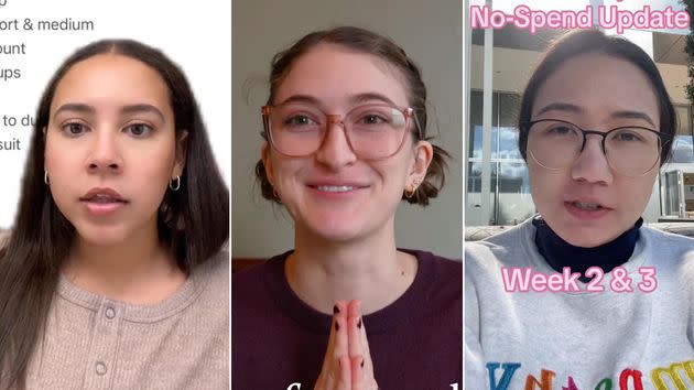 Julianna Simmons, Grace Nevitt and Rebecca Sowden are three people who took part in this budgeting challenge and lifestyle change.