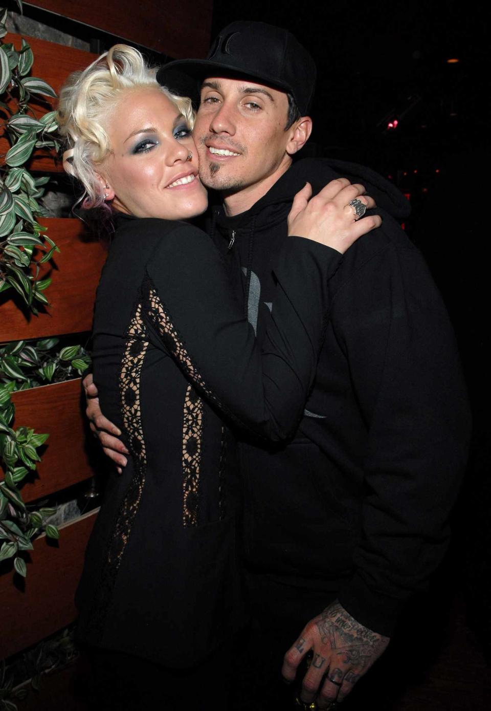 Pink and Carey Hart