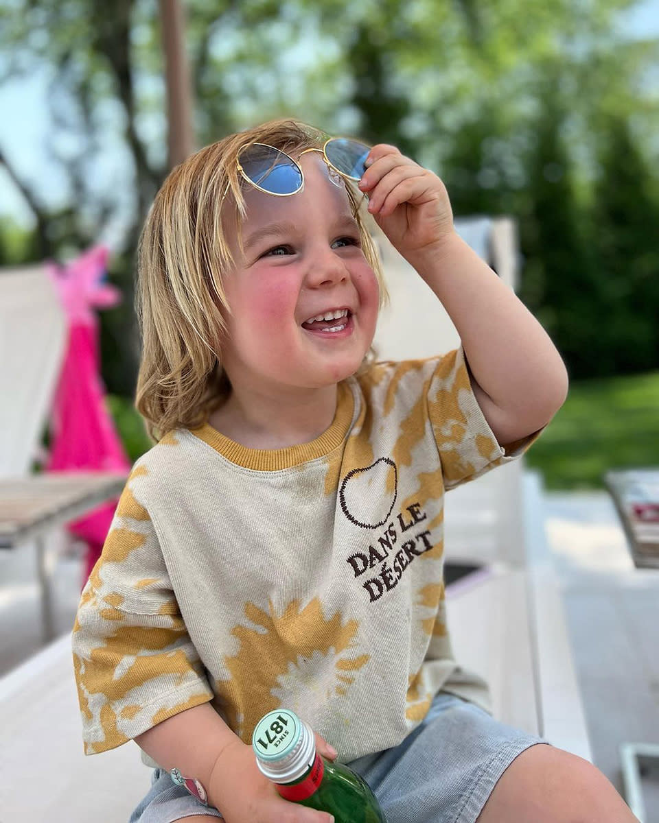 <p>Tyler Hubbard's son <a href="https://people.com/parents/tyler-hubbard-son-luca-birth-photos-dudela-wife-hayley/" rel="nofollow noopener" target="_blank" data-ylk="slk:Luca Reed;elm:context_link;itc:0;sec:content-canvas" class="link ">Luca Reed</a> turned 3 on Aug. 19.</p>