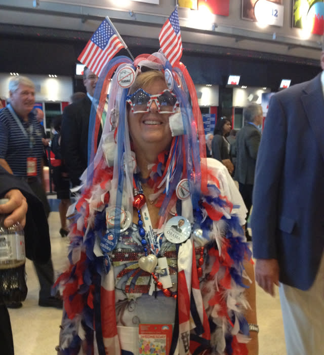 Delegate Audrey Blondin from Litchfield, Conn. (Olivier Knox/Yahoo News)