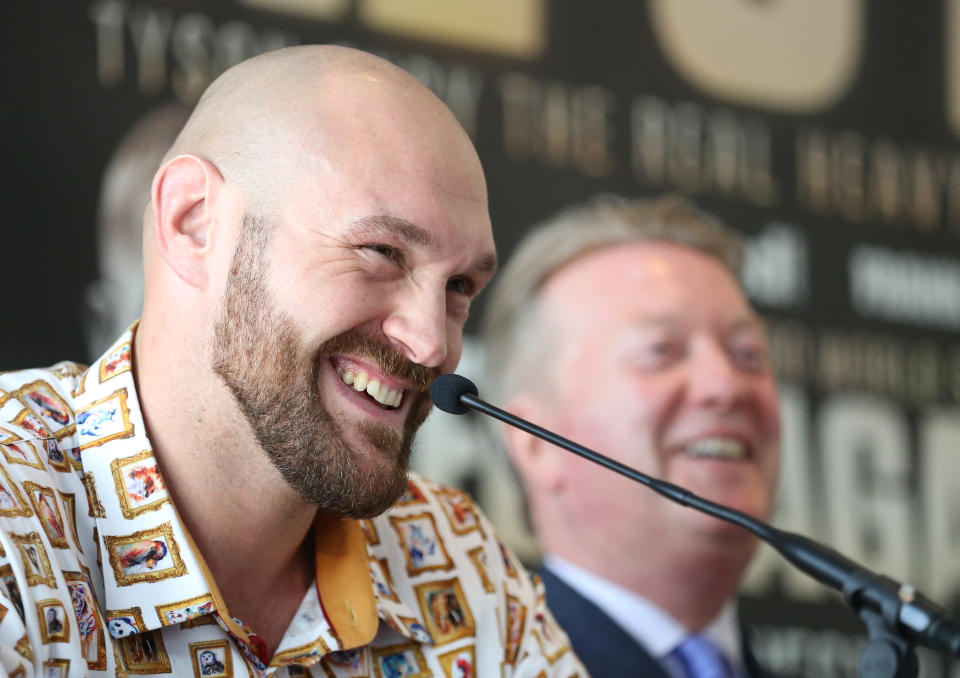 Tyson Fury Press Conference - Lowry Hotel