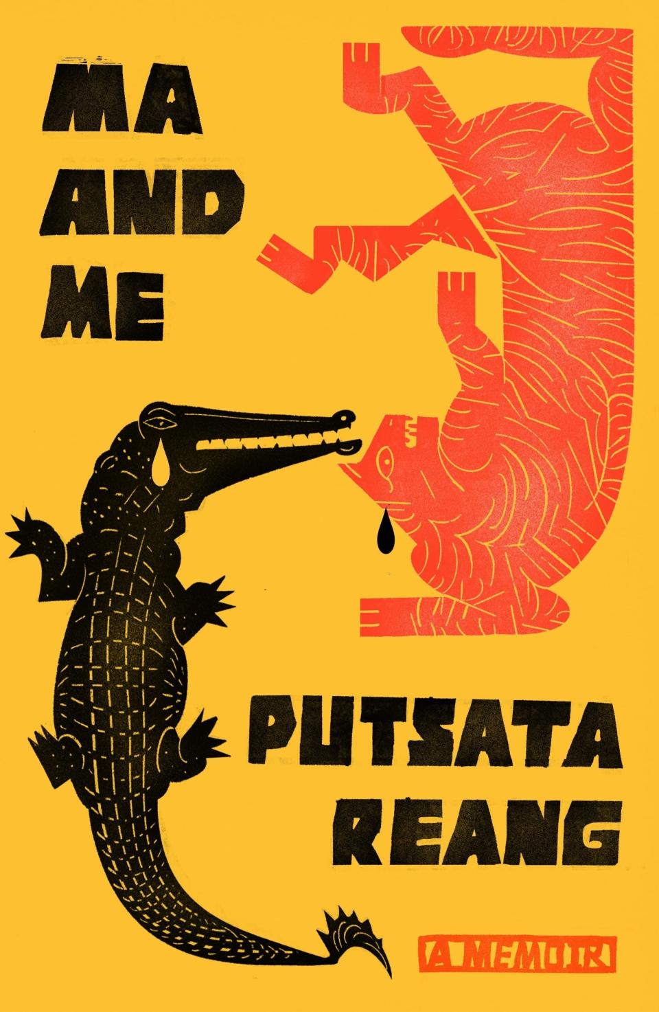 "Ma and Me" cover illustrating an alligator and cat