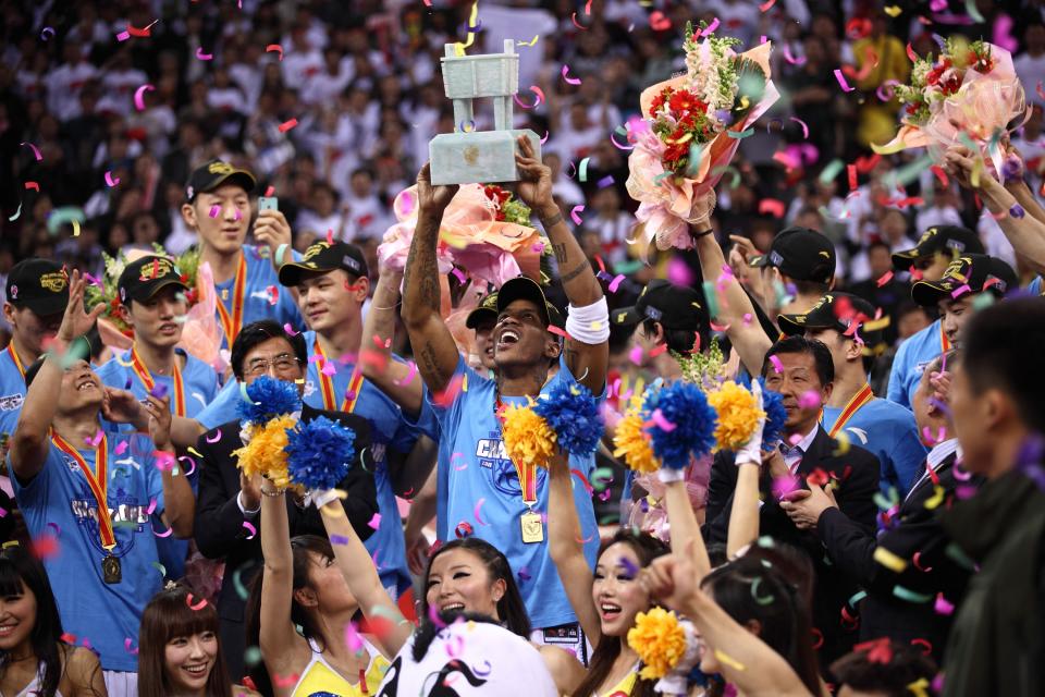 Scenes from the Beijing Ducks' 2012 championship celebration