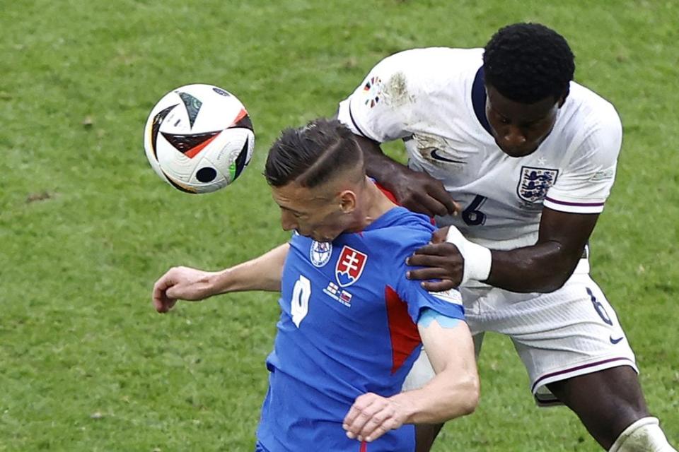 Marc Guehi has been a regular for England in Euro 2024 (Photo by KENZO TRIBOUILLARD/AFP via Getty Images)