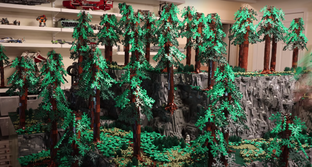 Gigantic Build Turns THE BAD BATCH Planet into LEGO Oasis