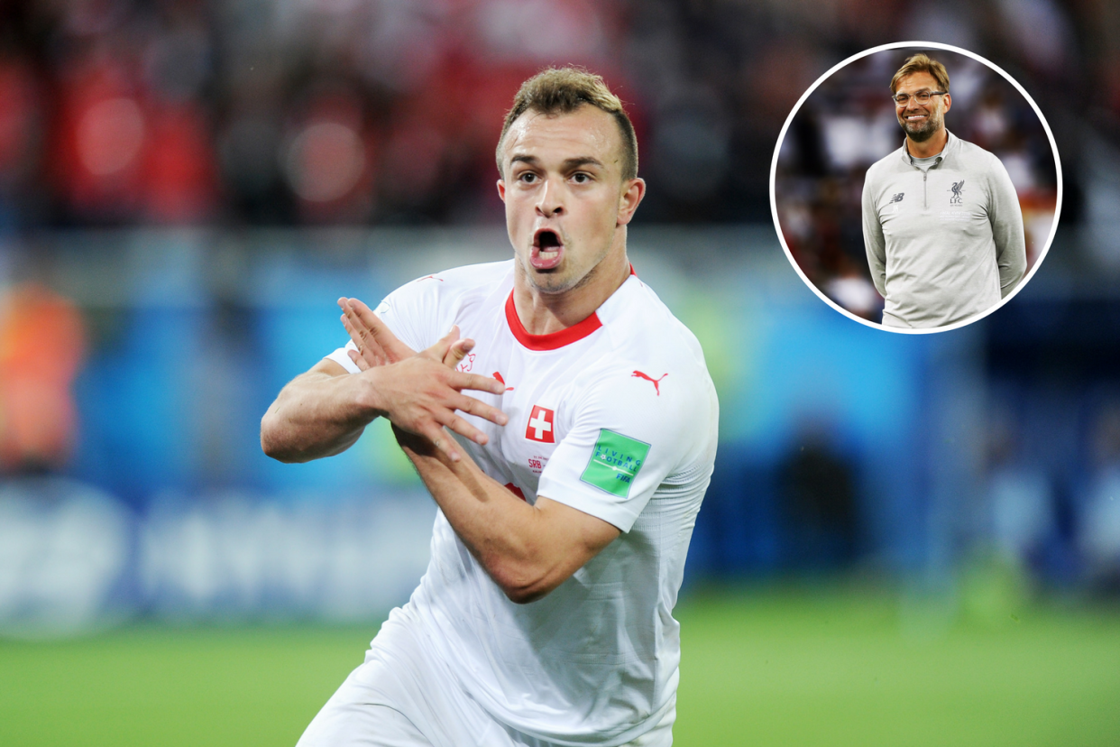 Switzerland star Xherdan Shaqiri could be set for a big move to Liverpool from recently-relegated Stoke, according to reports