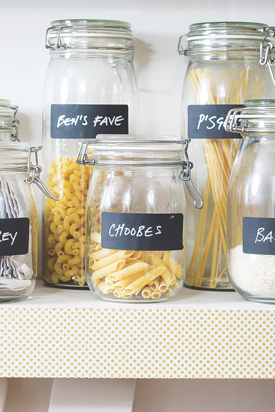 LABEL JARS TO MAKE IDENTIFICATION EASIER