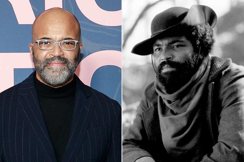 <p>Jason Mendez/Getty, Everett</p> Jeffrey Wright and his character in 1999