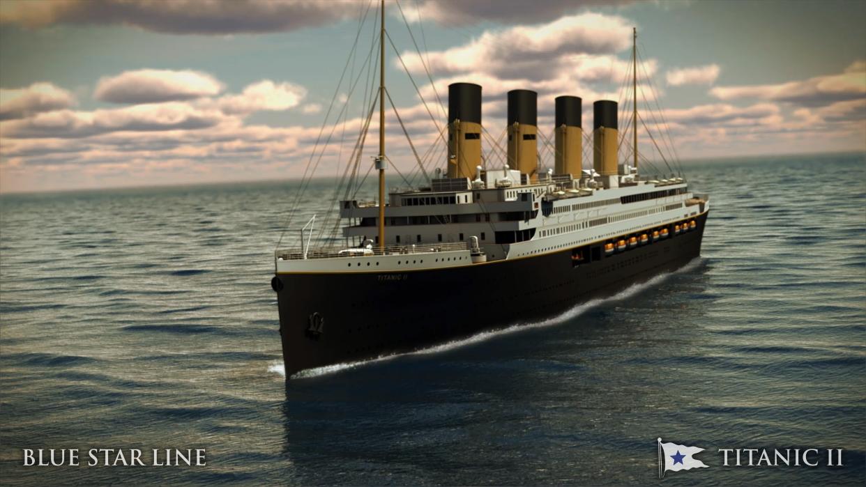 The replica of the Titanic will set off in 2022