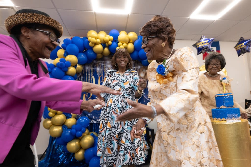 Annie Brown’s 93rd birthday celebration at the Crown Heights Center for Nursing and Rehabilitation brought out about 30 family members who took part in the special day. J.C. Rice