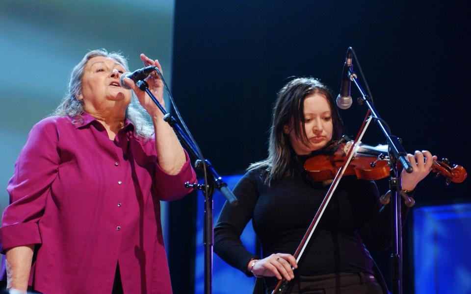 Norma Waterson and her daughter Eliza Carthy performing in the Daughters Of Albion concert at the Folk Britannia festival, Barbican, London, 2006 - Tabatha Fireman/Redferns