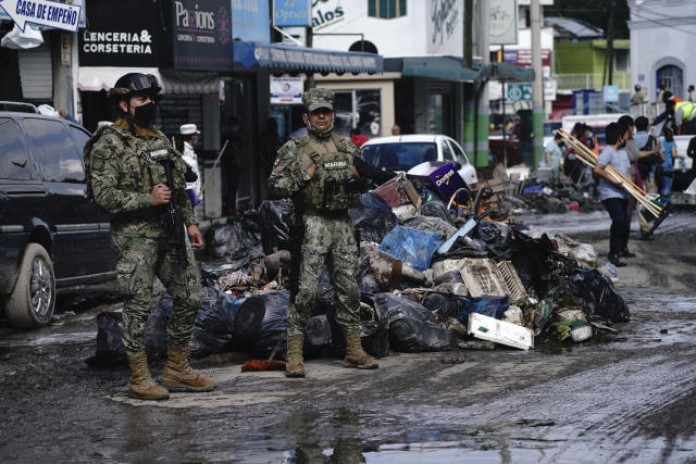 Flooding north of Mexico City leaves streets submerged