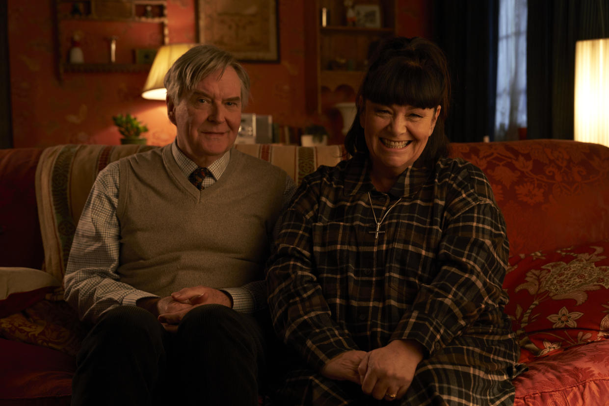 James Fleet and Dawn French are bringing back their 'Vicar of Dibley' characters. (BBC/Tiger Aspect Productions Ltd/Des Willie)