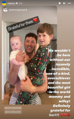 <p>Maks Chmerkovskiy/ Instagram</p> Maks Chmerkovskiy and his sons