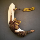 <p>A veces, tanto la banana como la cáscara forman parte de la obra de arte. </p>