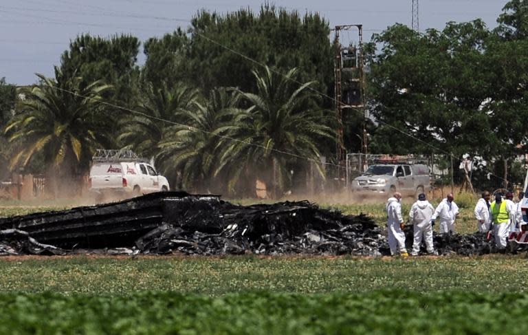 The Airbus A400M crashed in a field just outside Seville's airport on May 9, 2015