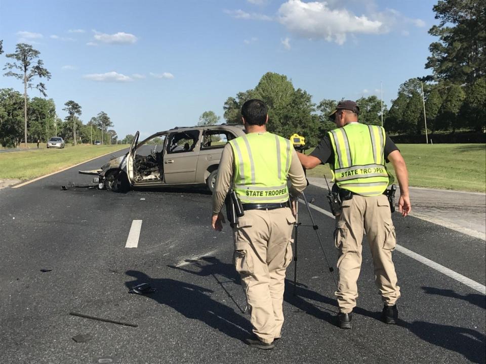 File photo of FHP troopers at the scene of a fatal crash