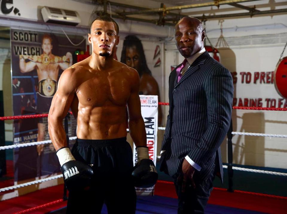 Eubank Jr with his famous father (Getty)