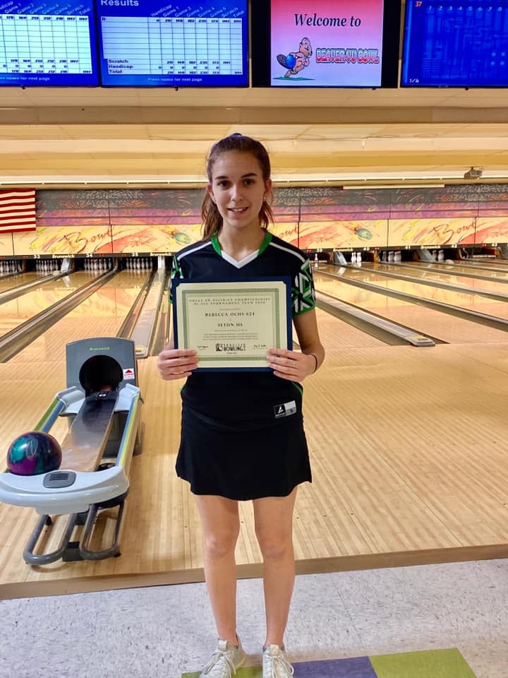 Seton bowler Rebecca Ochs is the Enquirer's Division I bowler of the year.