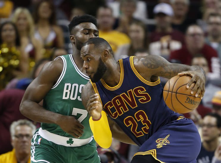 LeBron and the Cavs had some incredible highlights Thursday night. (Associated Press)