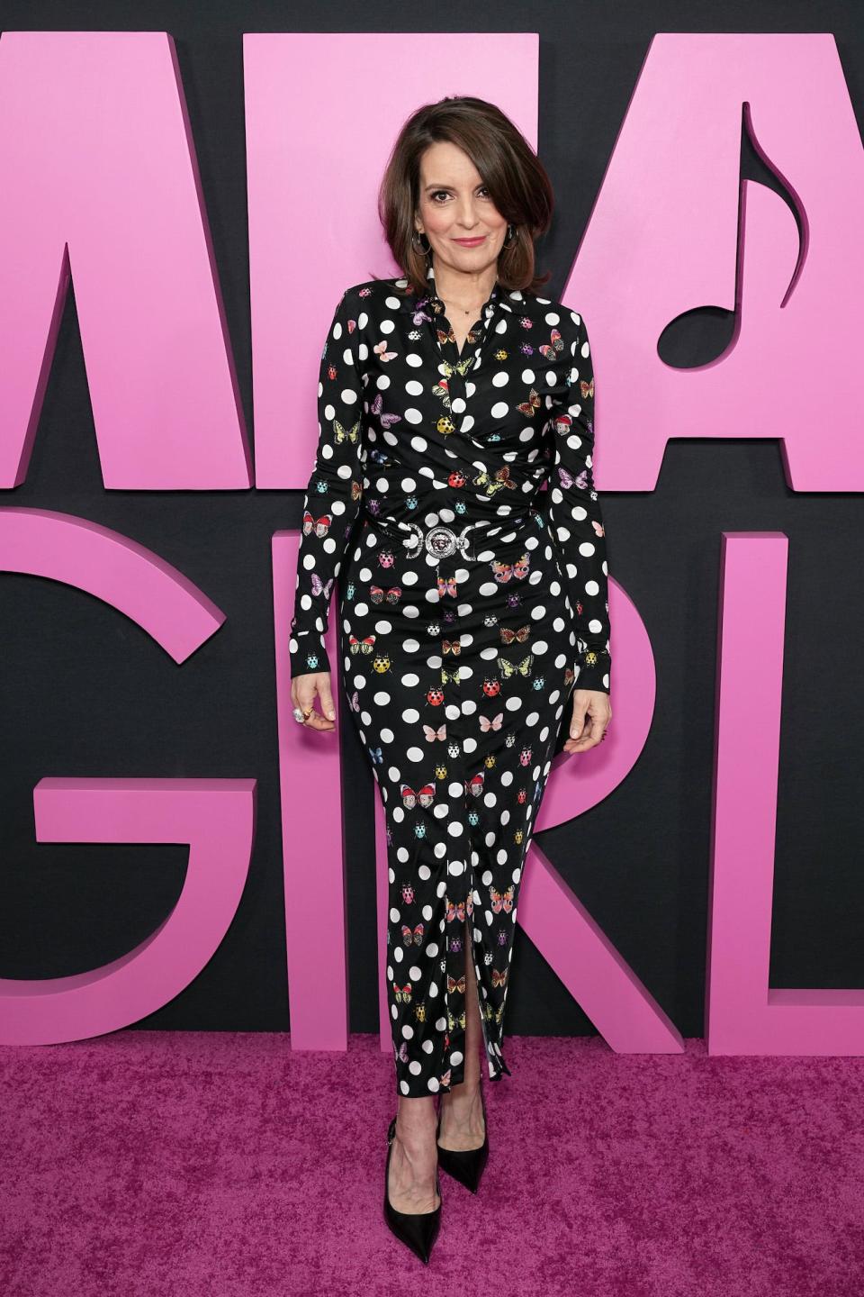 Tina Fey attends the "Mean Girls" premiere.