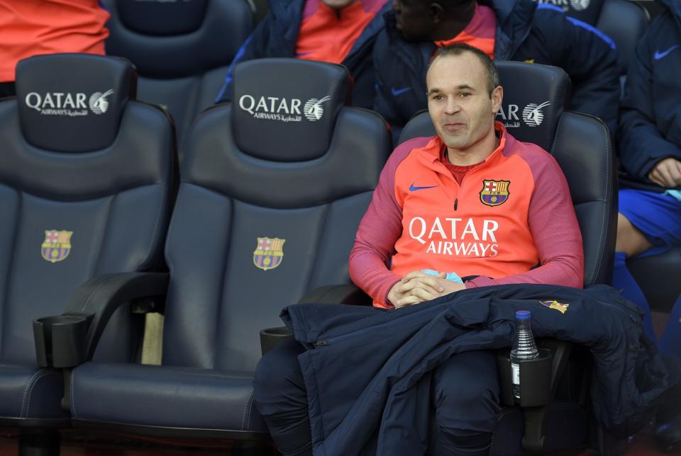 <p>Blessé depuis le 22 octobre, Andres Iniesta était de retour dans le groupe catalan. Il est entré à l’heure de jeu. </p>