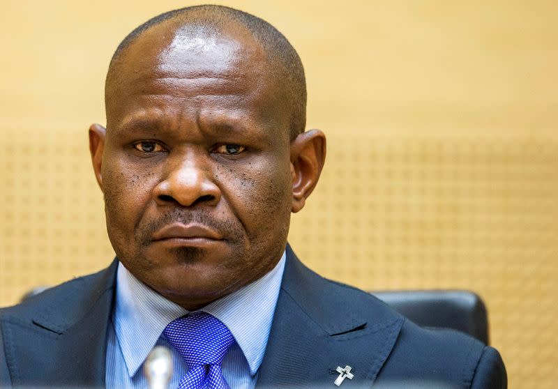 FILE PHOTO: Mathieu Ngudjolo Chui, a former Congolese militia leader, attends his trial at the International Criminal Court (ICC) in The Hague