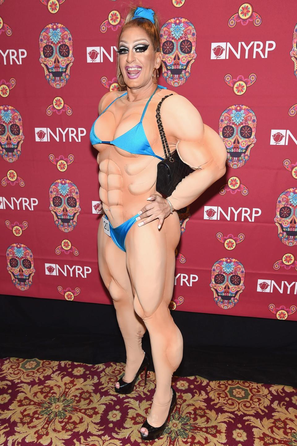 Marc Jacobs as bodybuilder, 2016