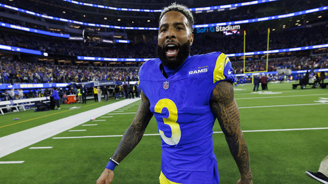 Odell Beckham Jr. breaks down after Rams win Super Bowl LVI - Sports  Illustrated