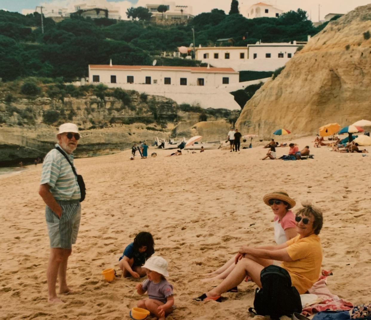 Three generations of writer Sophie Dickson's family on holiday in Portugal