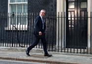 Britain's Secretary of State for Environment Michael Gove arrives at Downing Street, in London