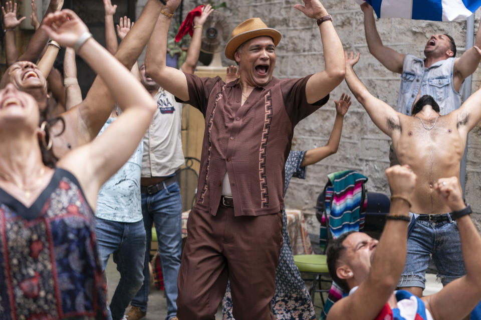 This image released by Warner Bros. Entertainment shows Jimmy Smits in a scene from "In the Heights." (Macall Polay/Warner Bros. Entertainment via AP)