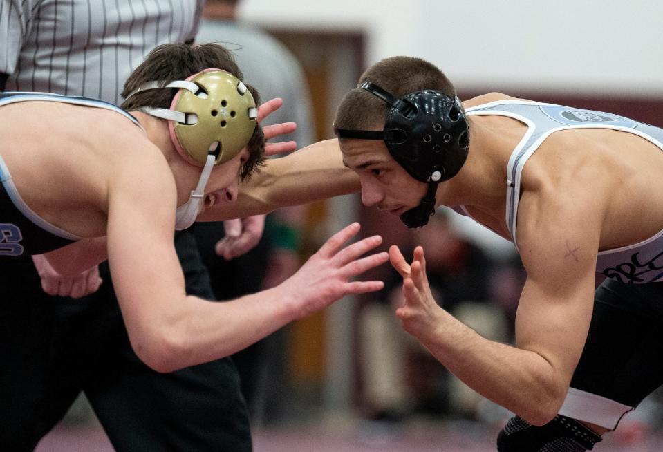 Council Rock South's Luke Reitter (left) and Quakertown's Mason Ziegler are both looking to claim PIAA Class 3A medals this weekend in Hershey.