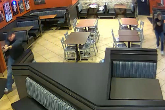 Off-duty police officers on date night foil chicken shop robbery