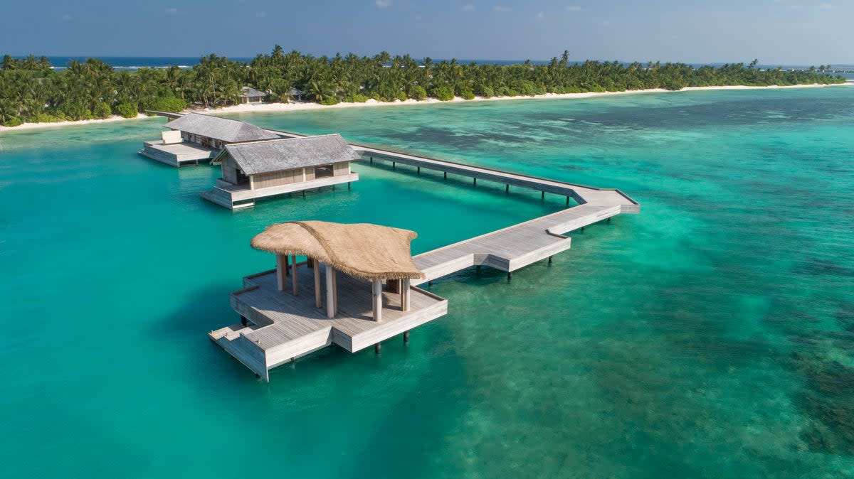 Rooms are extremely spacious with large private swimming pools (The Residence at Dhigurah)