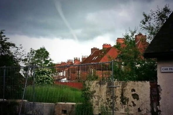 UK weather: Tornado clouds hit before thunderstorms