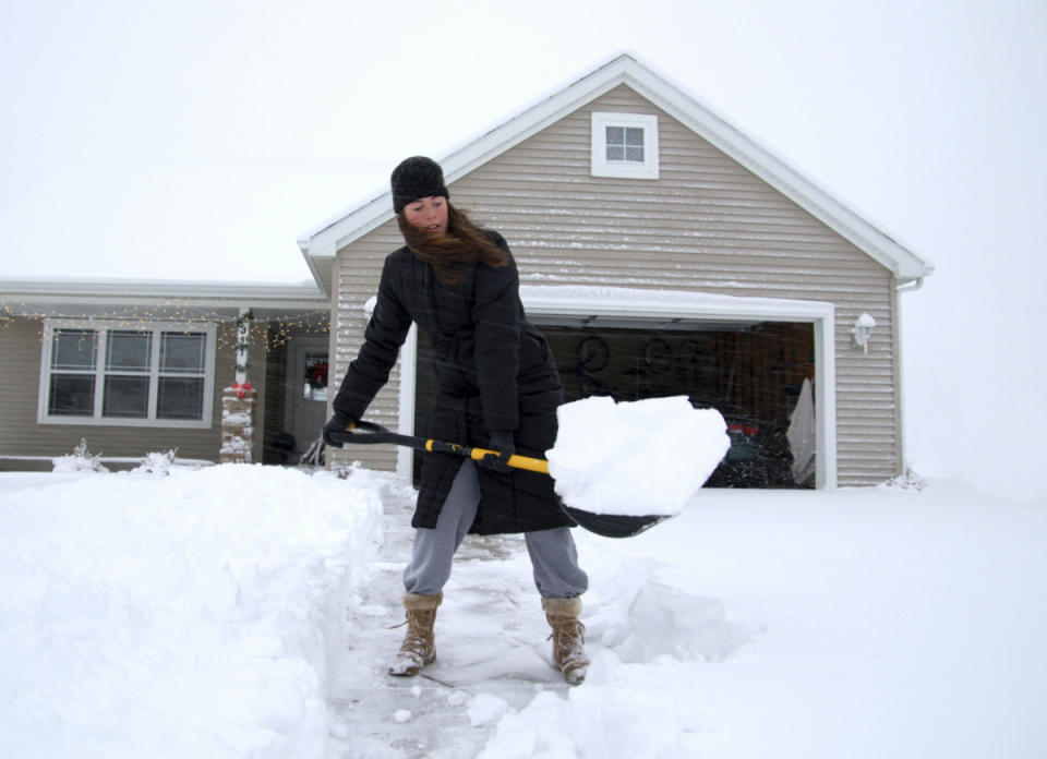 <body> <p>Rolling out of your bed on a dark February morning to shovel freshly fallen snow from your driveway is one of the trials of homeownership. It's also a chance to show your neighbors this cold-weather hack: Coat both sides of your shovel with nonstick <a rel="nofollow noopener" href=" http://amzn.to/2crjdFa" target="_blank" data-ylk="slk:cooking spray;elm:context_link;itc:0;sec:content-canvas" class="link ">cooking spray</a>. The grease acts like a lubricant, keeping snow and ice from sticking to the blade for faster snow removal.</p> <p><strong>Related: <a rel="nofollow noopener" href=" http://www.bobvila.com/slideshow/23-brilliant-hacks-to-help-you-weather-winter-49686#.V-WKo5MrKRs?bv=yahoo" target="_blank" data-ylk="slk:23 Brilliant Hacks to Help You Weather Winter;elm:context_link;itc:0;sec:content-canvas" class="link ">23 Brilliant Hacks to Help You Weather Winter</a> </strong> </p> </body>