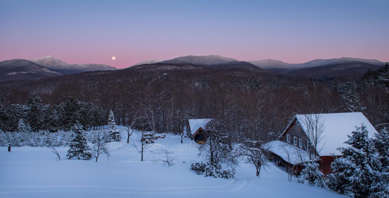 The Spring Hill House Airbnb in Starksboro, Vermont. It will be in the path of totality for the April 8, 2024 eclipse.