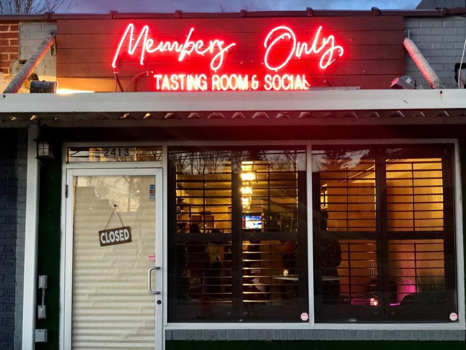 Members Only Tasting Room & Social is located in Plaza Midwood.
