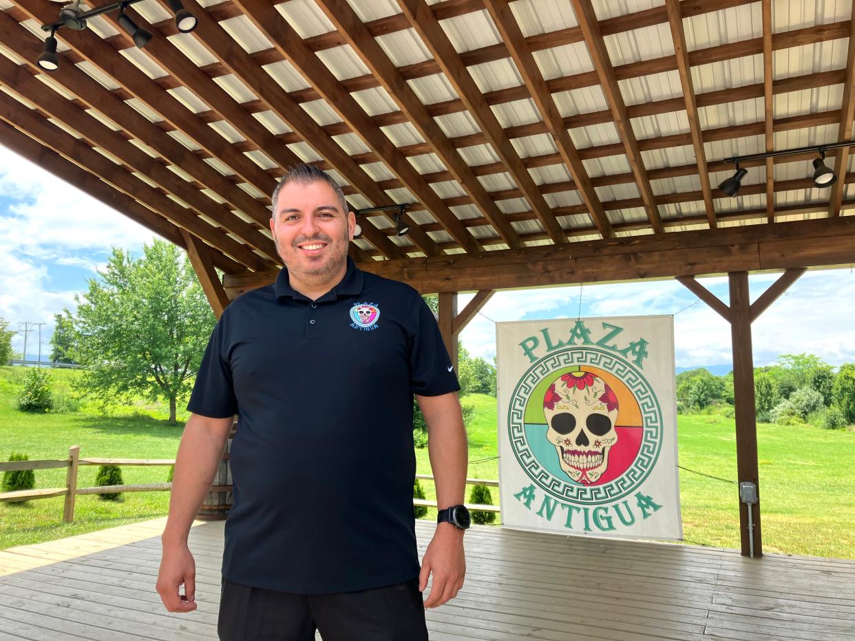 Chris Ornelas is the owner of Waynesboro's Plaza Antigua. At it's outdoor venue, the restaurant presents events throughout the summer, including the Reggae FreedomFest July 29.