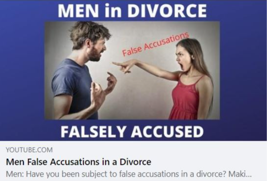 夏克立突在臉書分享一則關於男性離婚時會承擔許多不實指控的影片。（圖／攝自臉書）