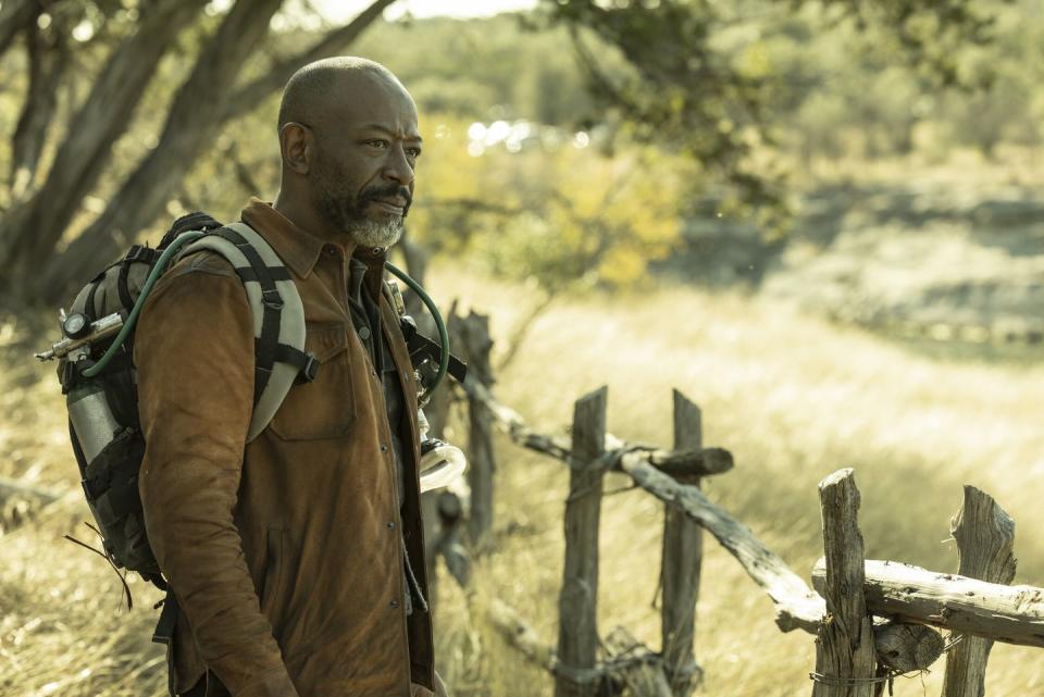 lennie james as morgan jones  fear the walking dead season 7, episode 16